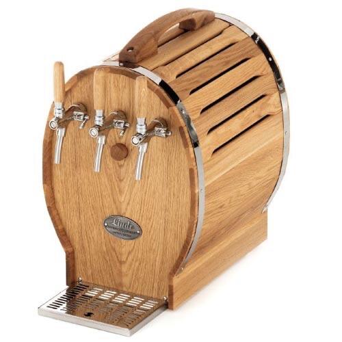 The Beverage Cooling Company - Lindr Soudek oak wine cooler 2+1 (front)